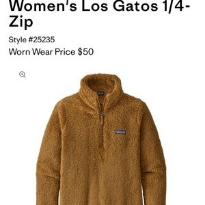 Patagonia Los Gatos Fleece Quarter Zip Pullover
